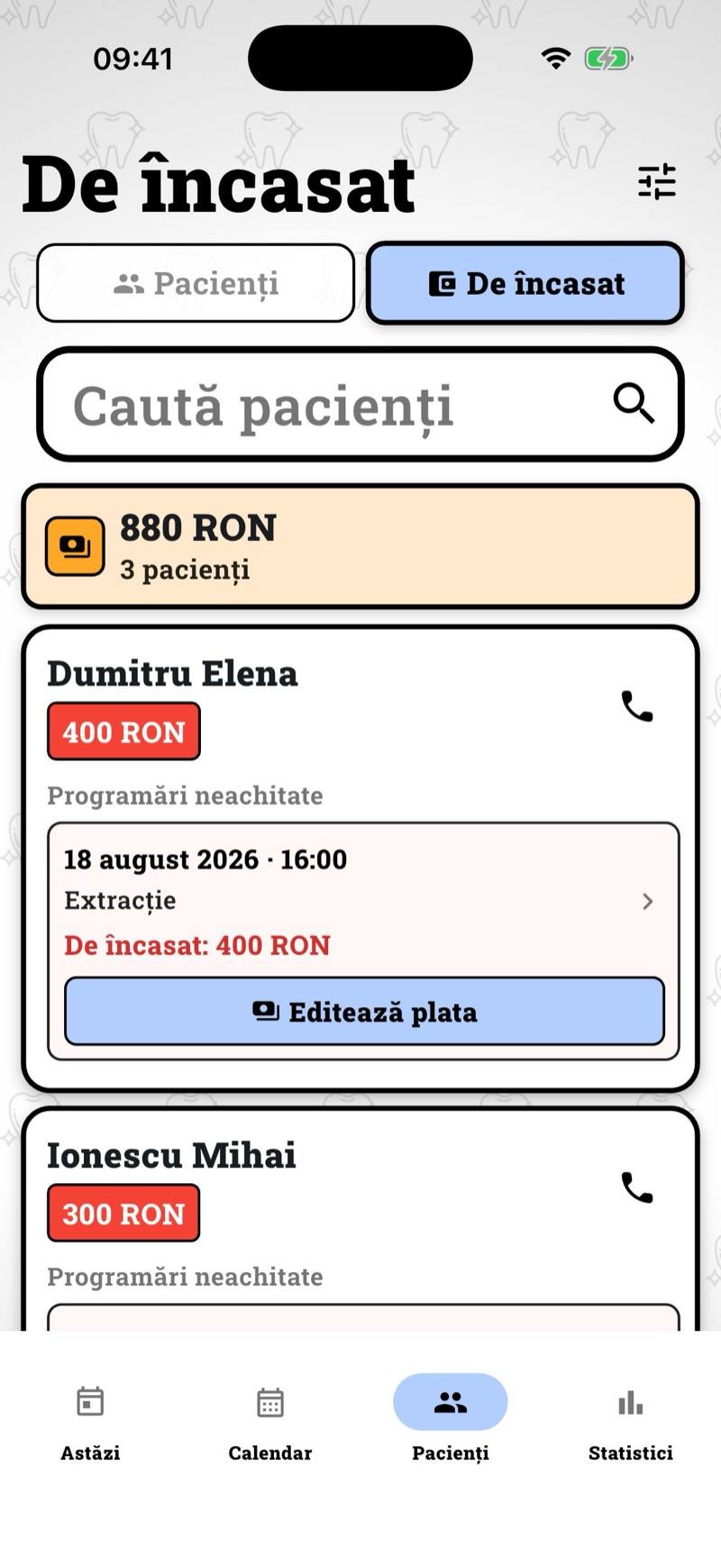 Ecranul De încasat